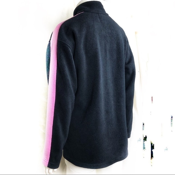EUC-VINTAGE Izod Ski 1/2 Zipper Fleece Ski Jacket - Picture 5 of 8
